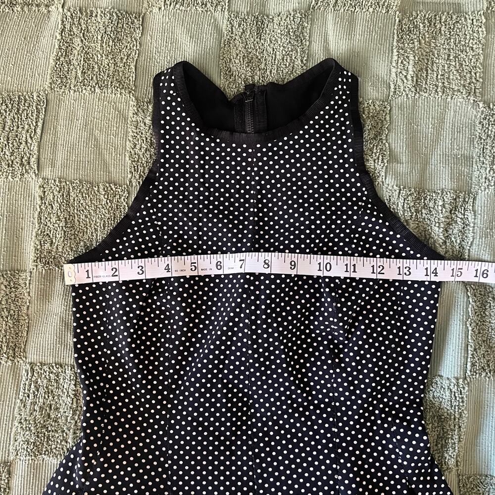 Rare Lululemon Biggie Dot Dress Black White Polka Dot Athletic Tennis Running - Picture 10 of 11